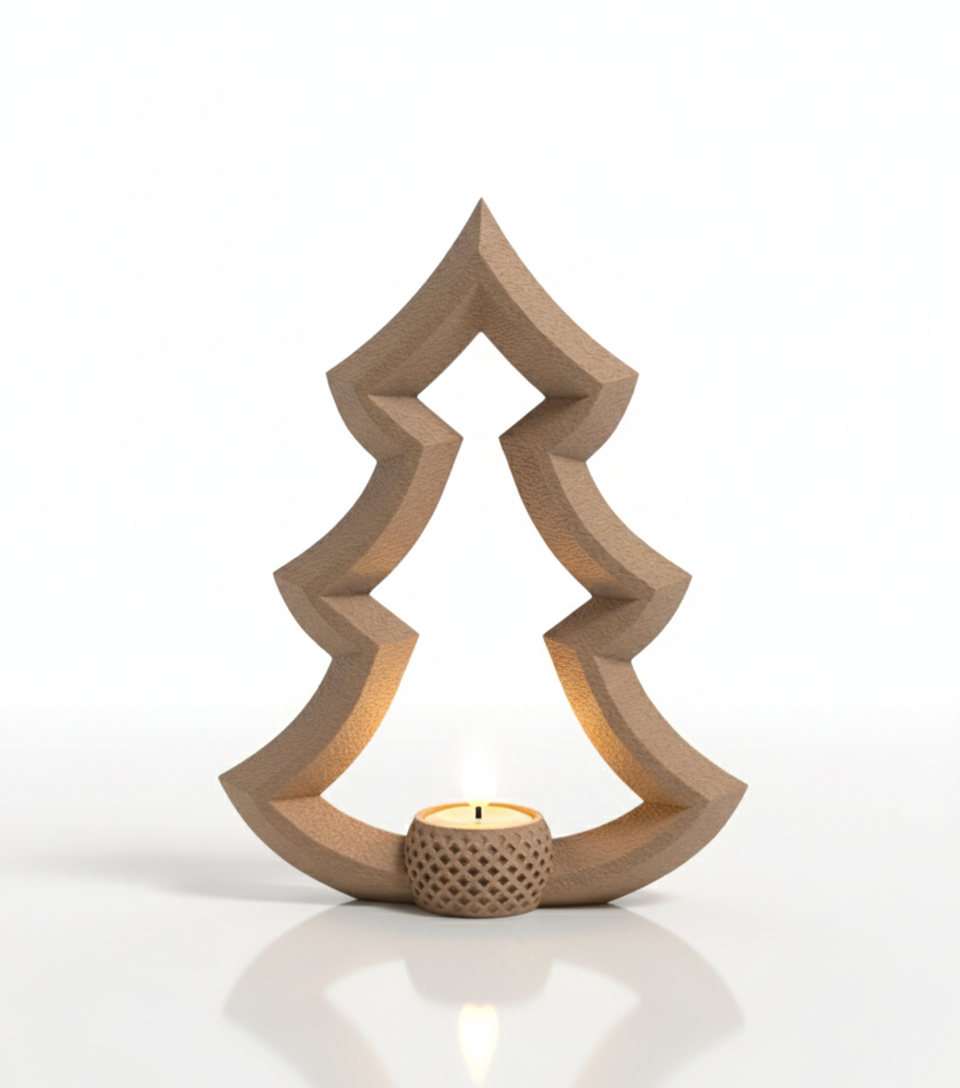 Suport Lumânare "Bradul Luminat"