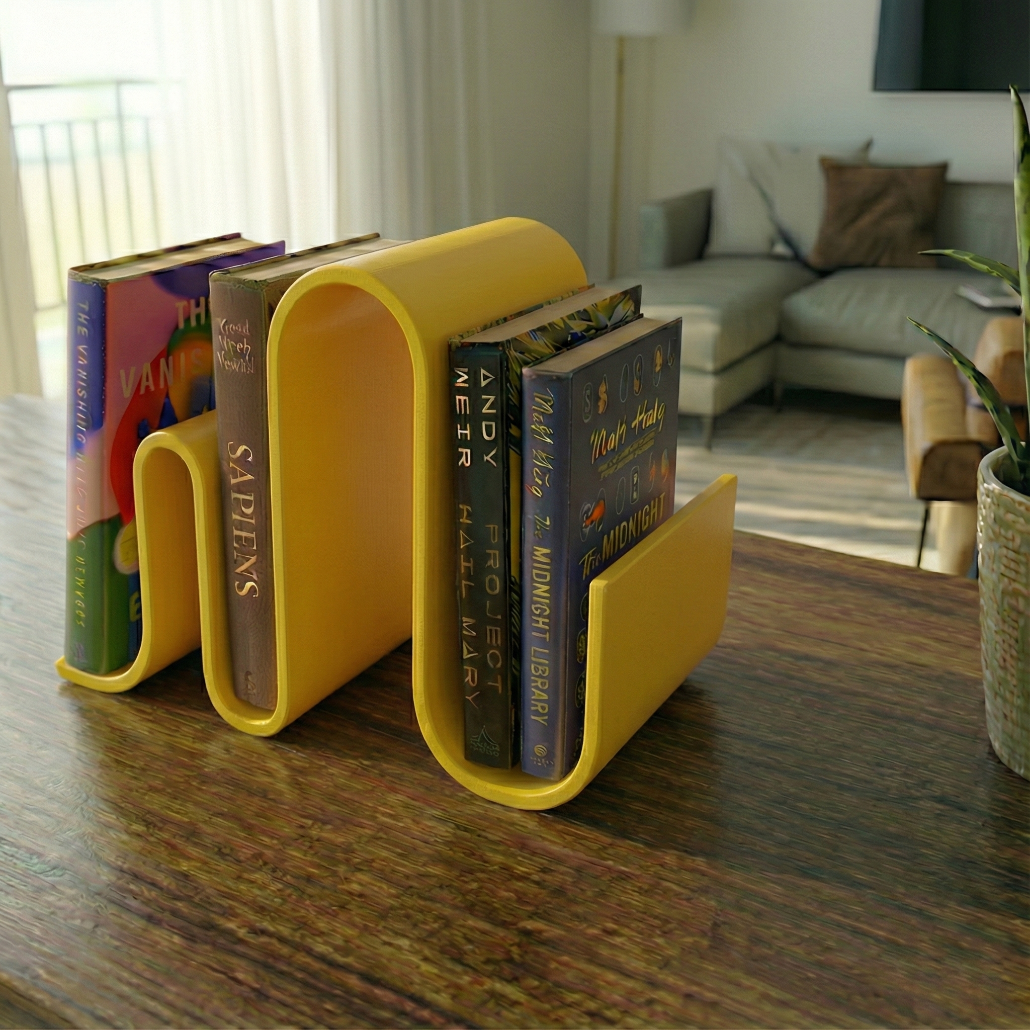 Suport de cărți cu design modern - finisaj minimalist