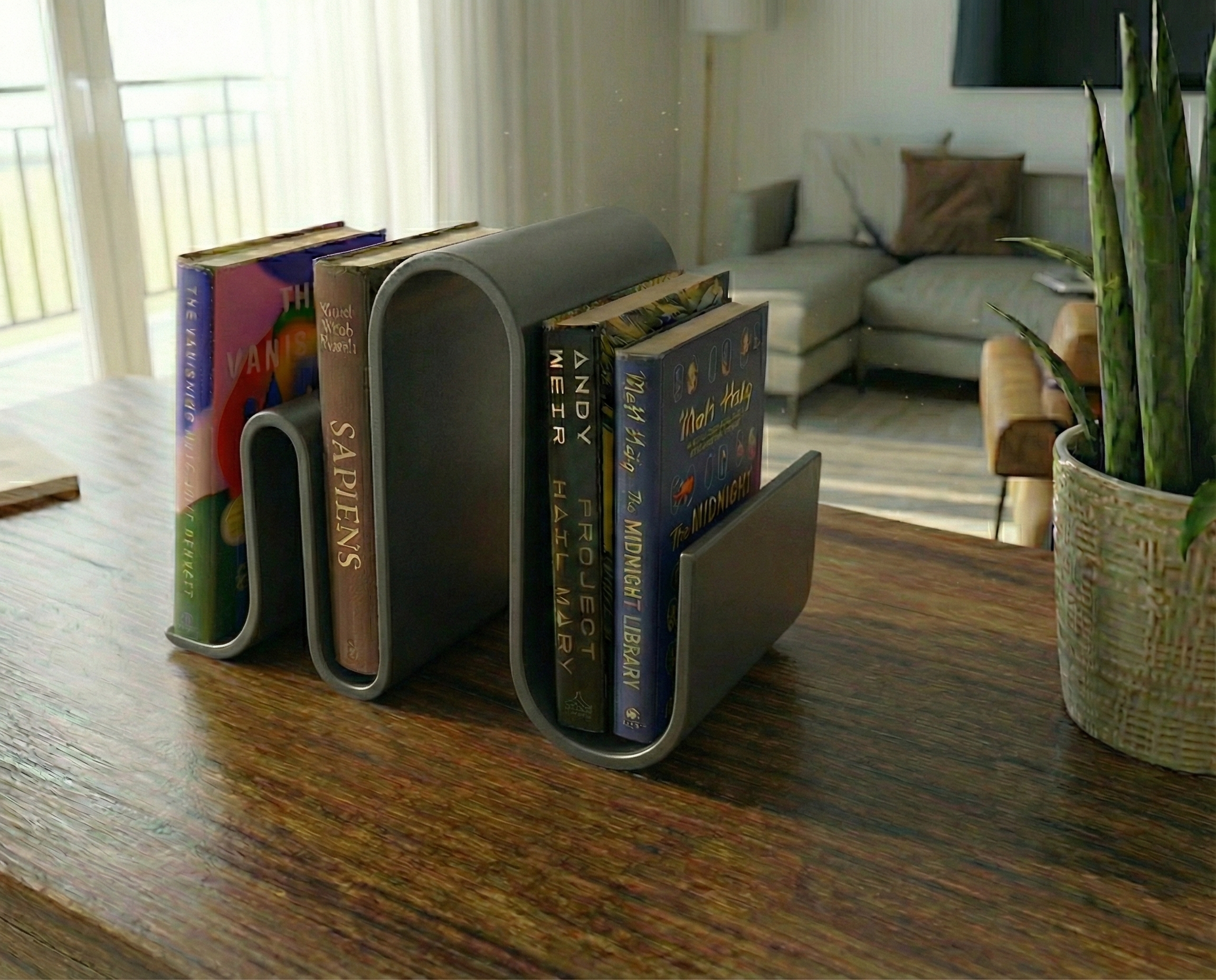 Suport de cărți cu design modern - finisaj minimalist