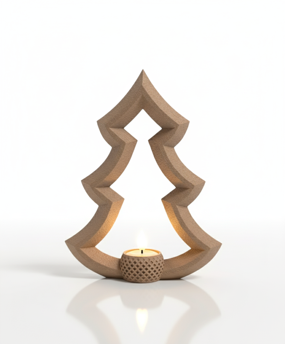 Suport Lumânare "Bradul Luminat"