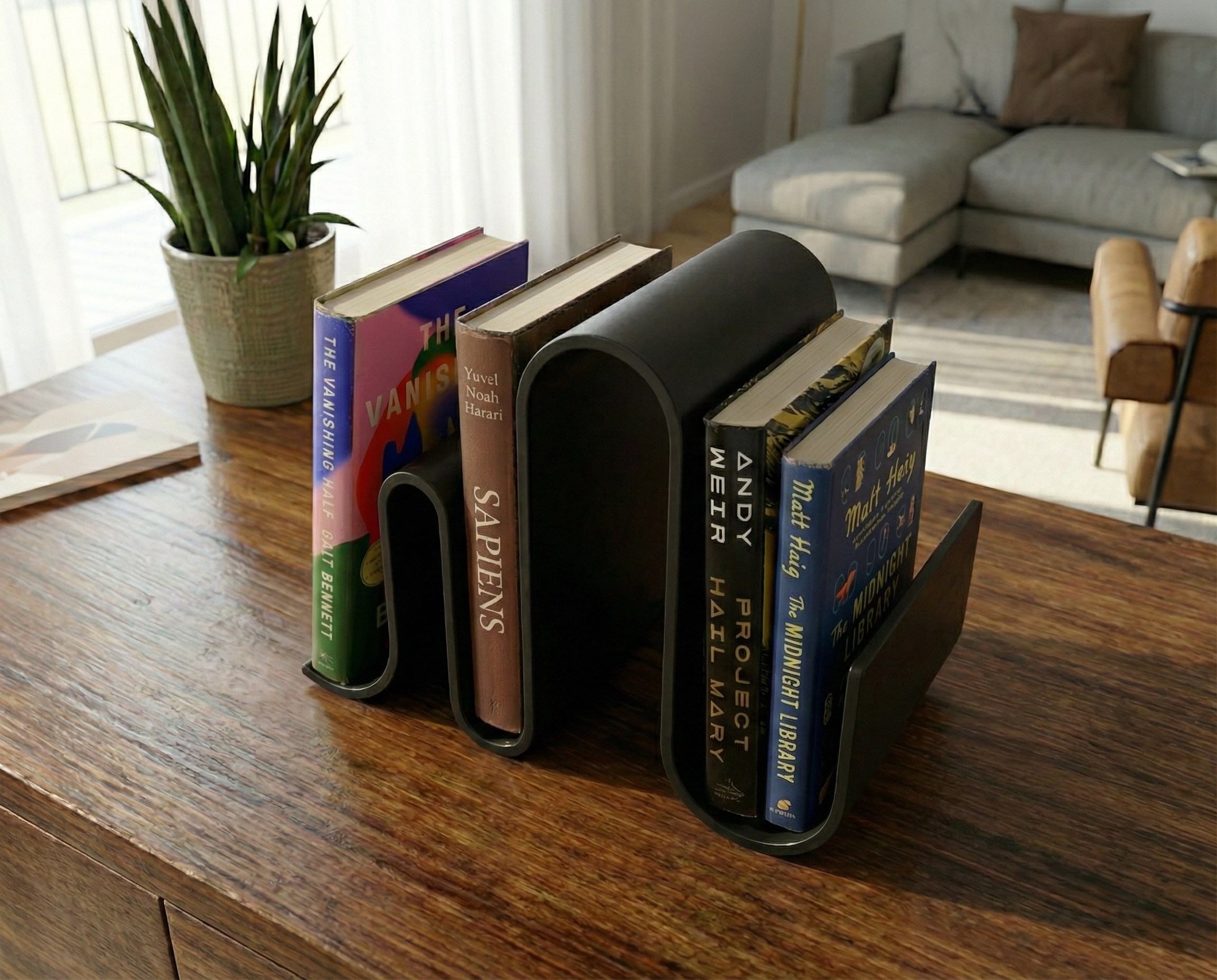 Suport de cărți cu design modern - finisaj minimalist