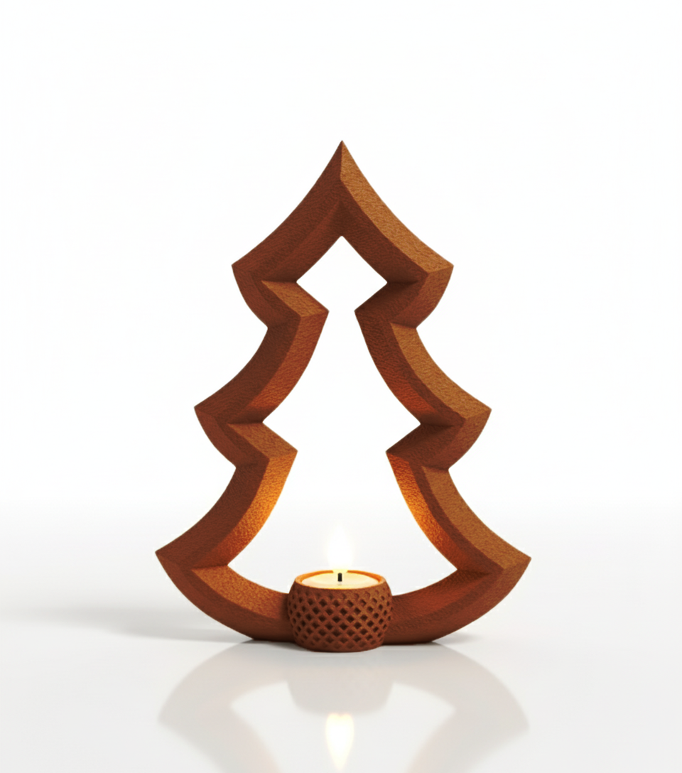 Suport Lumânare "Bradul Luminat"