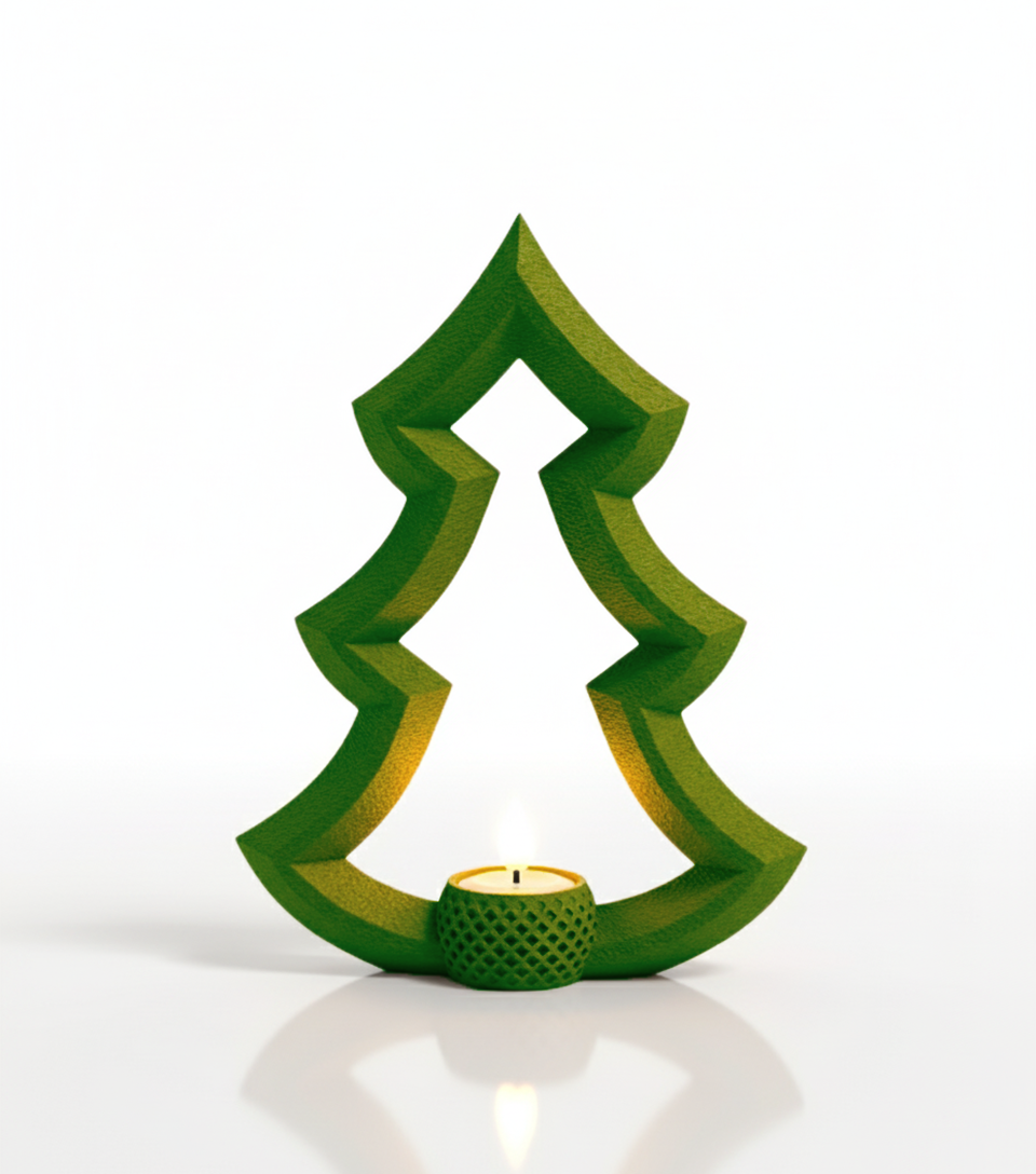Suport Lumânare "Bradul Luminat"