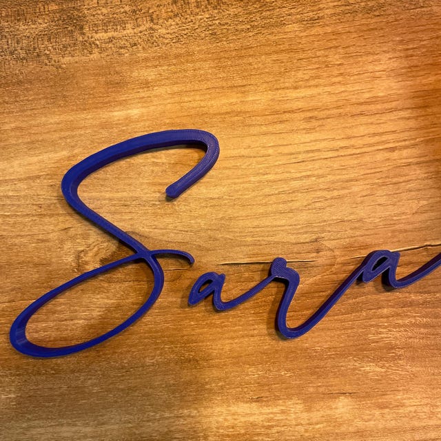 Litere 3D personalizate, recenzie Sergio