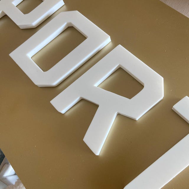 Litere 3D personalizate, recenzie Mattia